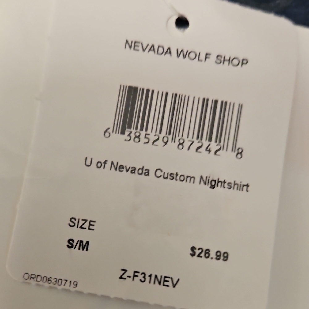 UNR Blue Graphic Print Robe - Picture 3 of 5